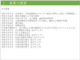図５　事案の主な経緯